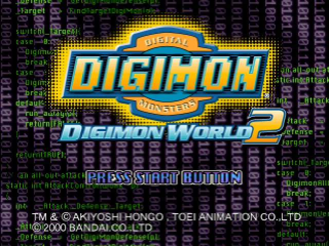 ภาพในเกม Digimon World 2 2